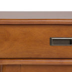 WYNDENHALL Tierney Table d'appoint rectangulaire en BOIS MASSIF de style moderne du milieu du siècle, 22 po de large - 22 L x 20 P x 22 H