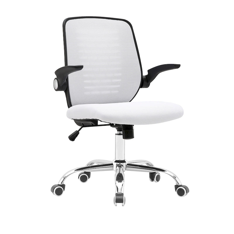 Chaise de bureau Porthos Home Hank, dossier en maille, siège réglable en hauteur