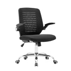 Chaise de bureau Porthos Home Hank, dossier en maille, siège réglable en hauteur