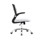 Chaise de bureau Porthos Home Hank, dossier en maille, siège réglable en hauteur