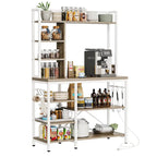 Étagère de cuisine Moasis avec prises de courant, étagère de rangement utilitaire pour micro-ondes