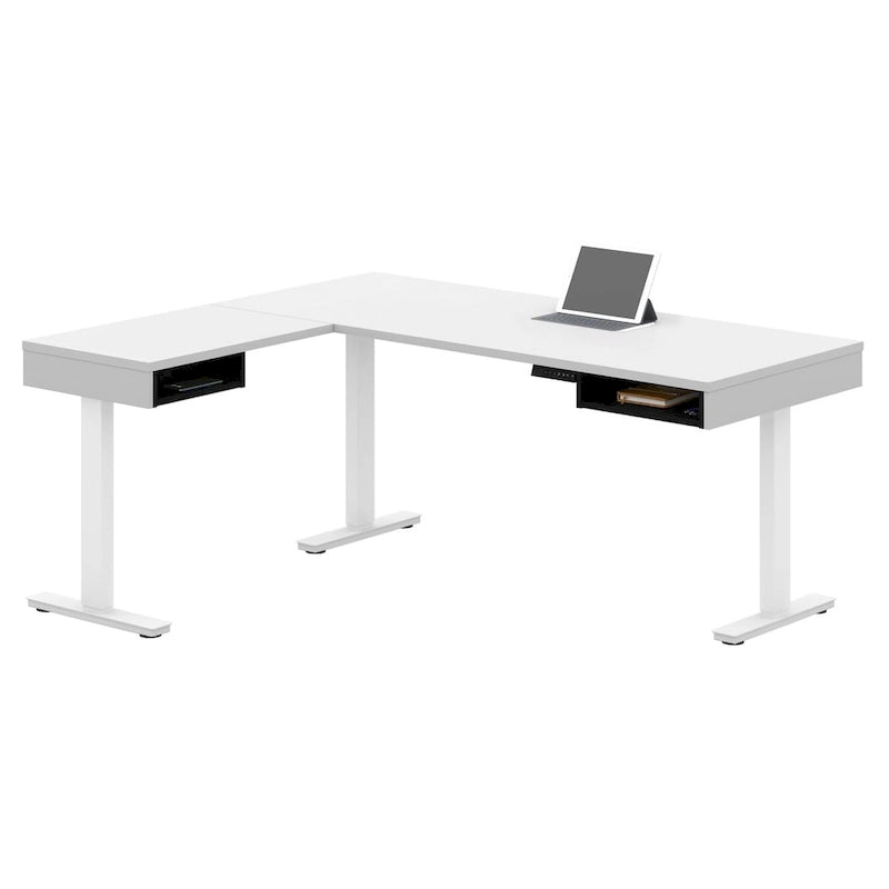 Bureau en L réglable en hauteur Pro-Vega