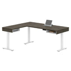 Bureau en L réglable en hauteur Pro-Vega