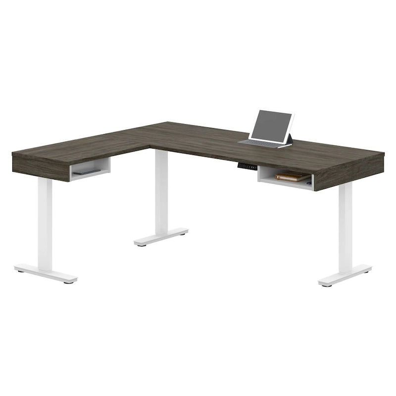 Bureau en L réglable en hauteur Pro-Vega