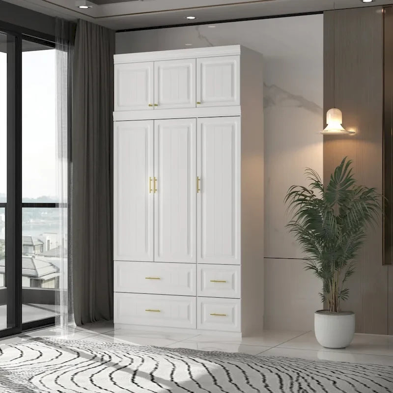 Armoire autoportante moderne Grand meuble de rangement