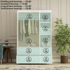 Armoire autoportante moderne Grand meuble de rangement