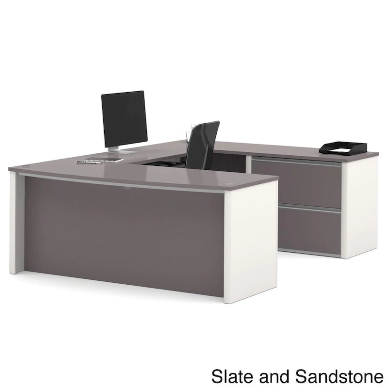 Kit de bureau poste de travail en U Connexion