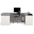 Kit de bureau poste de travail en U Connexion