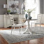 Ensemble de 3 pièces à abattant Magnolia Manor, blanc antique, écorce vieillie