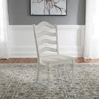 Ensemble de 3 pièces à abattant Magnolia Manor, blanc antique, écorce vieillie