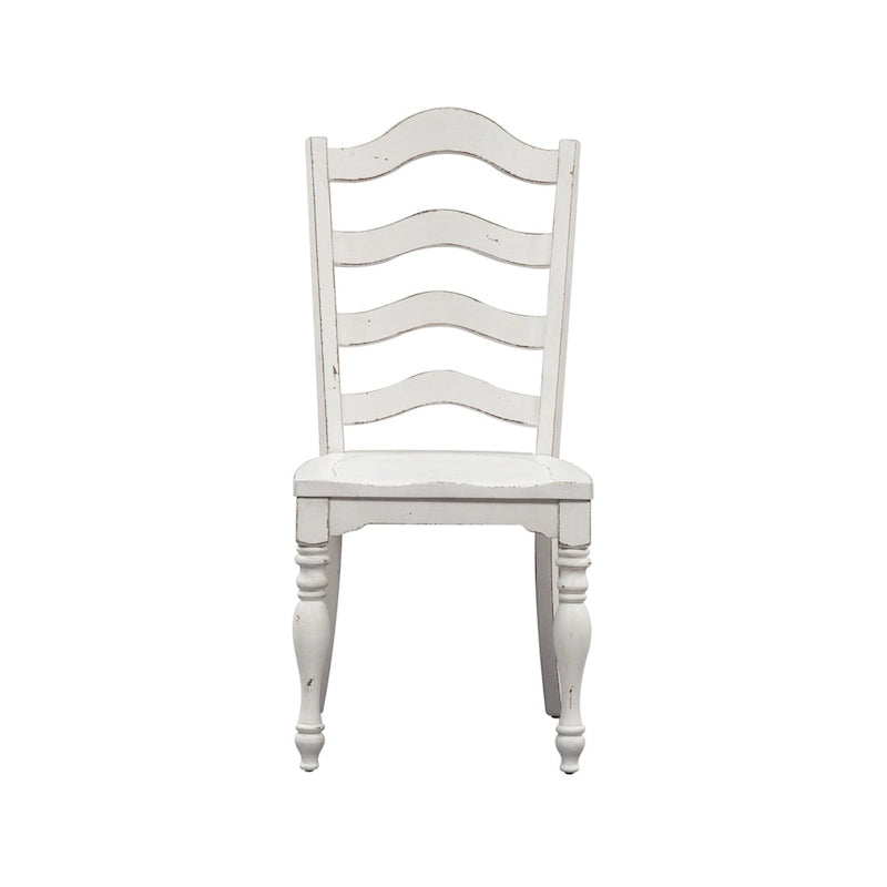 Ensemble de 3 pièces à abattant Magnolia Manor, blanc antique, écorce vieillie