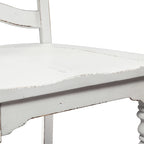 Ensemble de 3 pièces à abattant Magnolia Manor, blanc antique, écorce vieillie