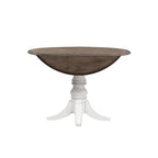 Ensemble de 3 pièces à abattant Magnolia Manor, blanc antique, écorce vieillie