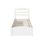 Lit plateforme Warren avec pied de lit et 2 tiroirs de rangement
