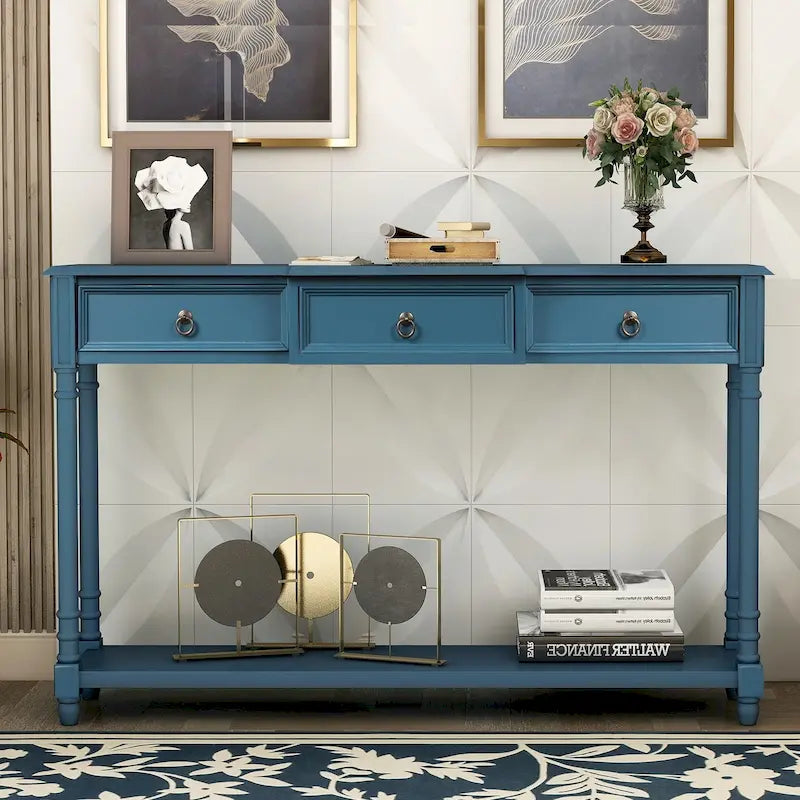 Table basse moderne avec tiroirs