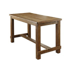 Table rectangulaire hauteur comptoir en ton naturel - Ton naturel