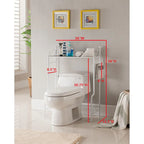 Étagère de rangement au-dessus des toilettes