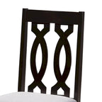 Ensemble de 4 chaises de salle à manger en tissu, modernes et contemporaines
