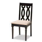 Ensemble de 4 chaises de salle à manger en tissu, modernes et contemporaines