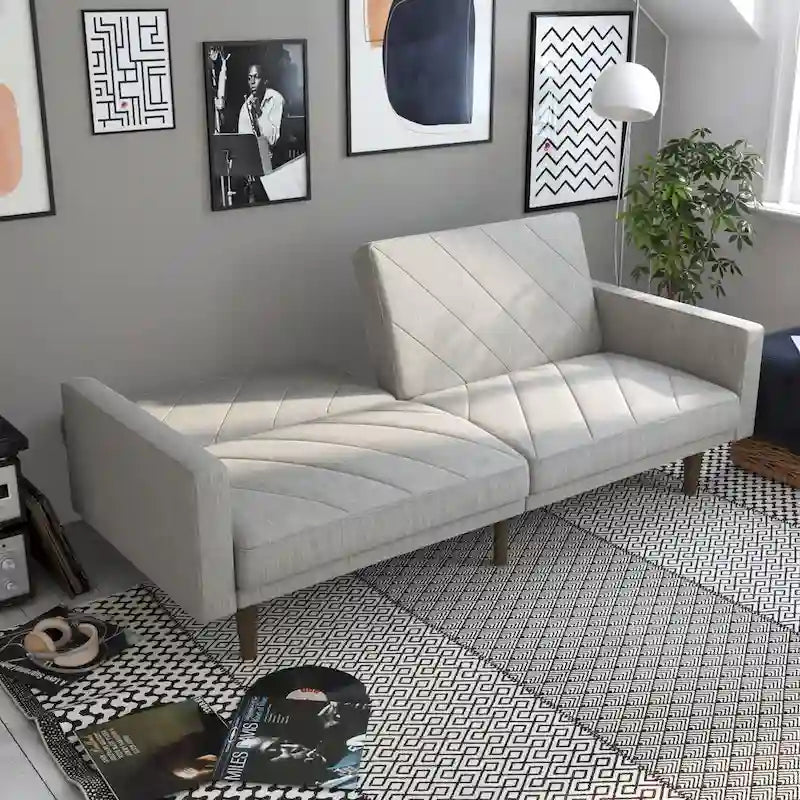Futon en lin Marci