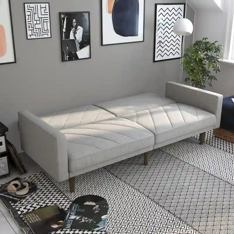 Futon en lin Marci