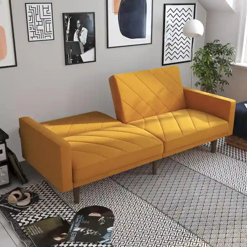 Futon en lin Marci