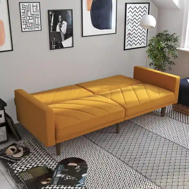 Futon en lin Marci