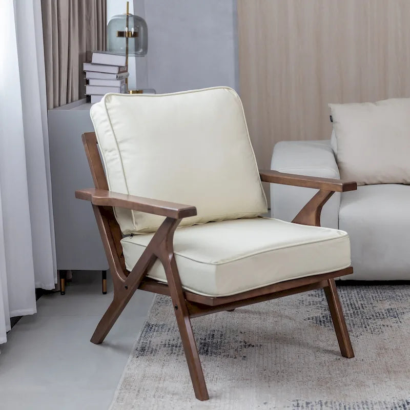 Fauteuil d'appoint, chaises de salon, fauteuil moderne du milieu du siècle, fauteuil de lecture d'appoint