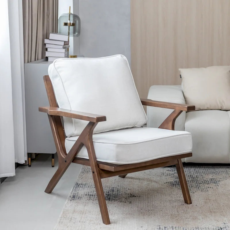 Fauteuil d'appoint, chaises de salon, fauteuil moderne du milieu du siècle, fauteuil de lecture d'appoint