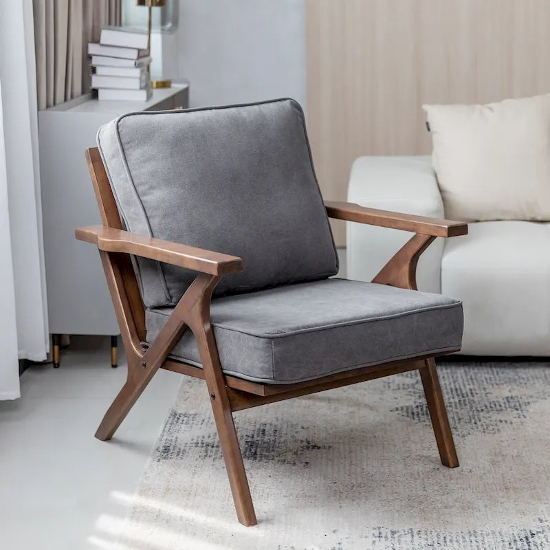 Fauteuil d'appoint, chaises de salon, fauteuil moderne du milieu du siècle, fauteuil de lecture d'appoint