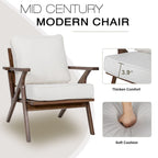 Fauteuil d'appoint, chaises de salon, fauteuil moderne du milieu du siècle, fauteuil de lecture d'appoint