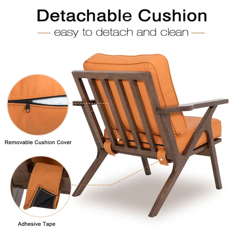 Fauteuil d'appoint, chaises de salon, fauteuil moderne du milieu du siècle, fauteuil de lecture d'appoint