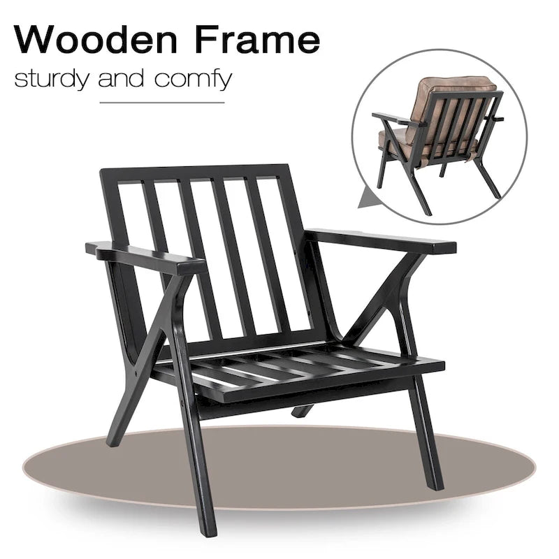 Fauteuil d'appoint, chaises de salon, fauteuil moderne du milieu du siècle, fauteuil de lecture d'appoint