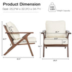 Fauteuil d'appoint, chaises de salon, fauteuil moderne du milieu du siècle, fauteuil de lecture d'appoint