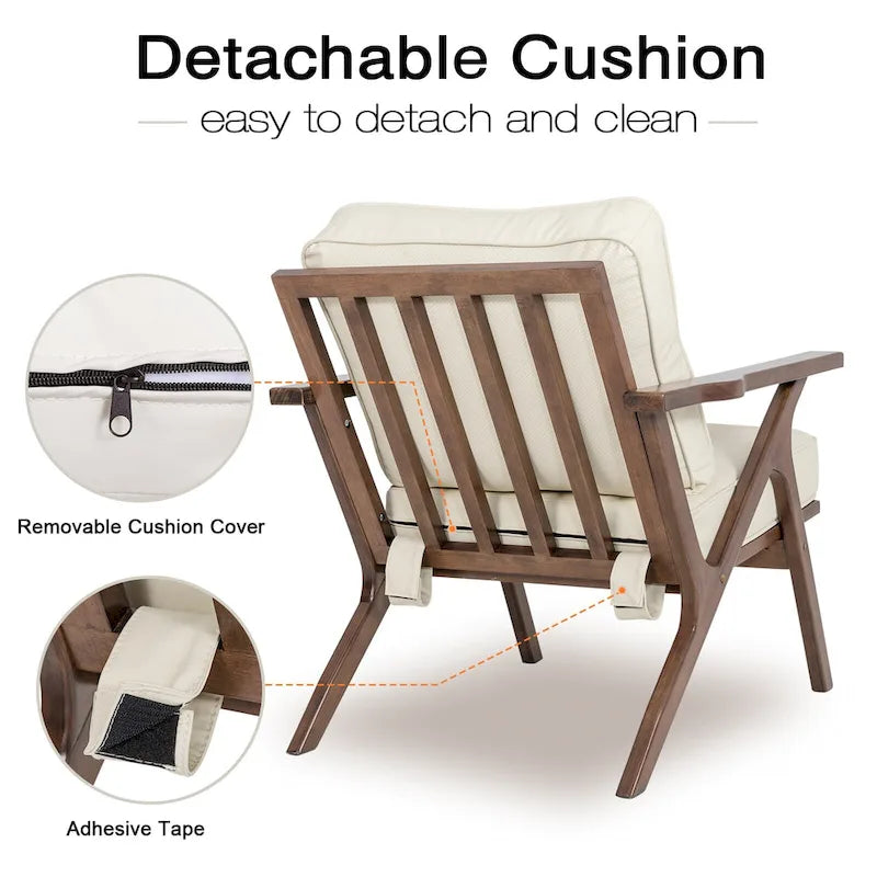 Fauteuil d'appoint, chaises de salon, fauteuil moderne du milieu du siècle, fauteuil de lecture d'appoint