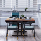 Table transformable en bois/Table-étagère convertible pour petits espaces/Étagère de présentation polyvalente
