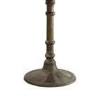 Table de bistrot ronde de salle à manger, de transition, en MDF et métal - 76,2 H x 76,2 L x 76,2 P cm