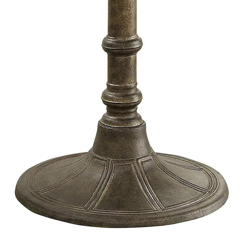 Table de bistrot ronde de salle à manger, de transition, en MDF et métal - 76,2 H x 76,2 L x 76,2 P cm