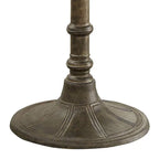 Table de bistrot ronde de salle à manger, de transition, en MDF et métal - 76,2 H x 76,2 L x 76,2 P cm