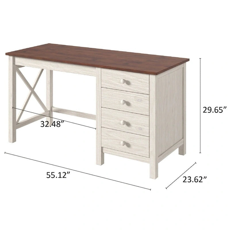 Coiffeuse en bois grand modèle Corona