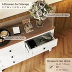Chambres à coucher Complètes avec Lit Plateforme Double avec Station de Recharge, Table de Chevet, Commode (Lot de 3)