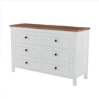 Chambres à coucher Complètes avec Lit Plateforme Double avec Station de Recharge, Table de Chevet, Commode (Lot de 3)