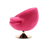 HOMEFUN Fauteuils Crapauds Pivotants à 360 Degrés en Velours