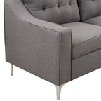 Canapé en tissu de style moderne et contemporain pour appartement