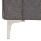 Canapé en tissu de style moderne et contemporain pour appartement
