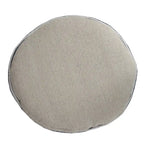 HomeRoots Pouf 100% Coton Bleu 18 po