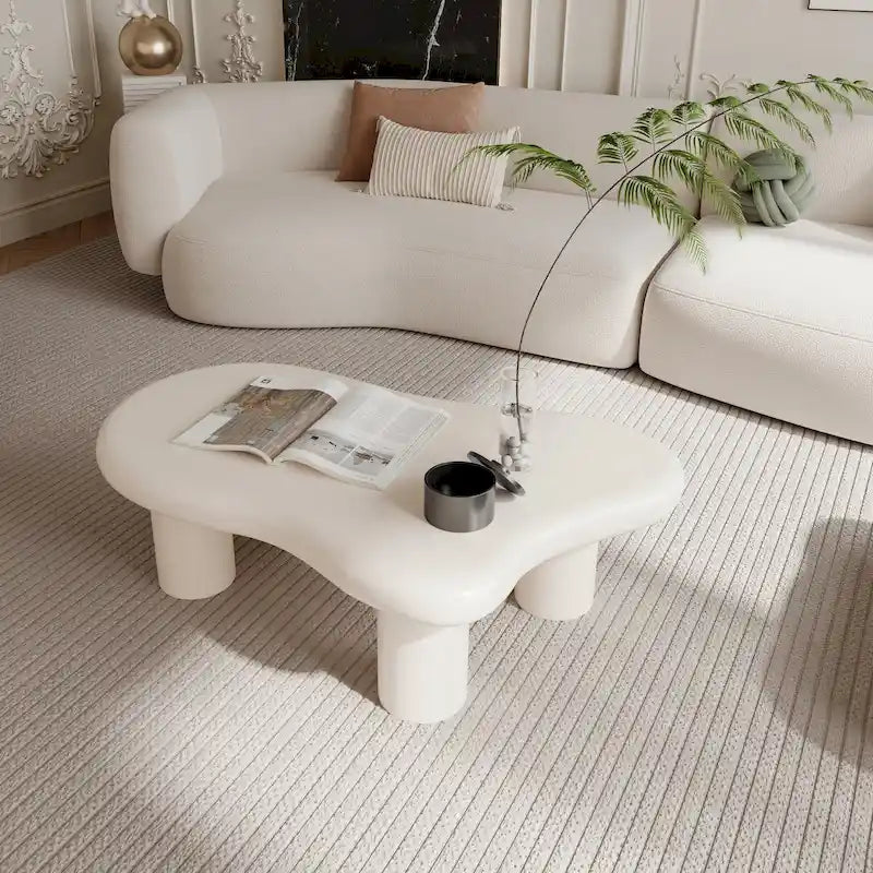 Table basse de salon en forme de nuage noir de 101,6 cm