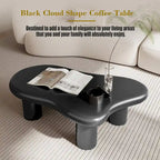 Table basse de salon en forme de nuage noir de 101,6 cm