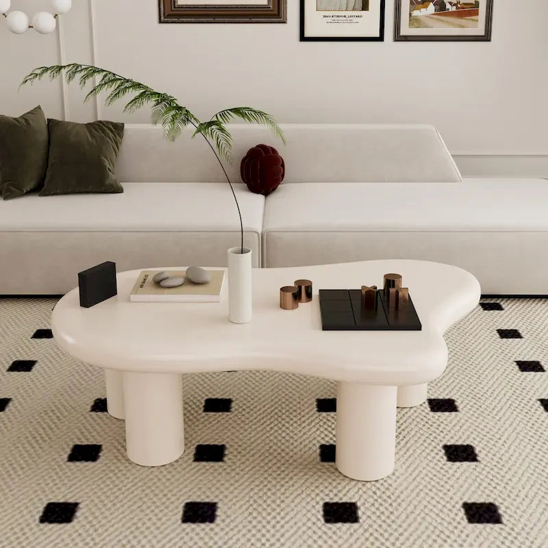 Table basse de salon en forme de nuage noir de 101,6 cm