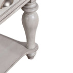Ensemble de 3 tables basses Ocean Isle blanc antique et pin vieilli